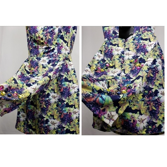 ASOS Floral Embellished Dress - Picture 3 of 8